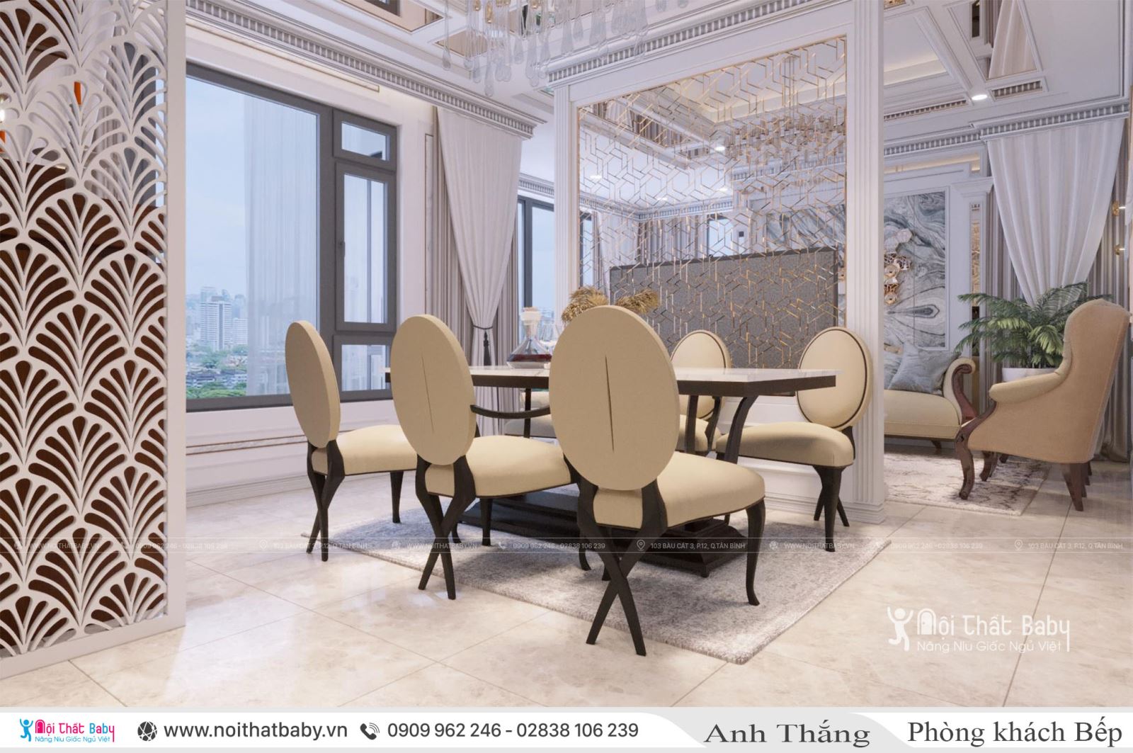 Khám phá nội thất căn 106m2 Chung cư Emerald Celadon City